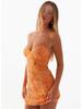 Sequin Embroidery Backless Spaghetti Strap Dress - European & American Style Summer Dress for Women
