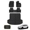 LUCKEASY 3D Floor and Trunk Mats for Toyota Crown Estate TPE and 3D Easy Interior Protective Set of Specific To Your Vehicle (2nd Generation, AZSH3#W)