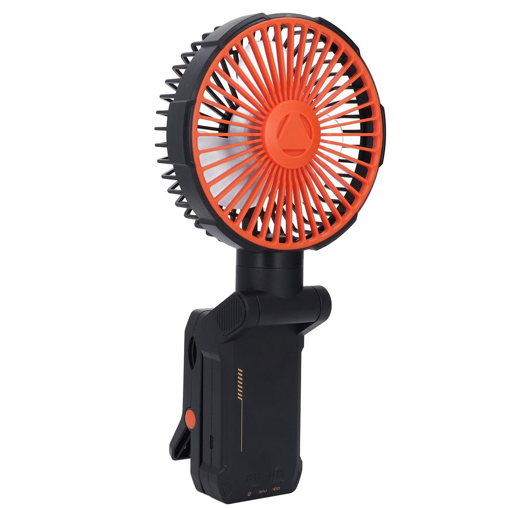5-Zoll-Clip-Ventilator 5200mAh Batteriebetrieben USB-Ausgang Kühlventilator für Zuhause Outdoor Büro 4 Geschwindigkeiten