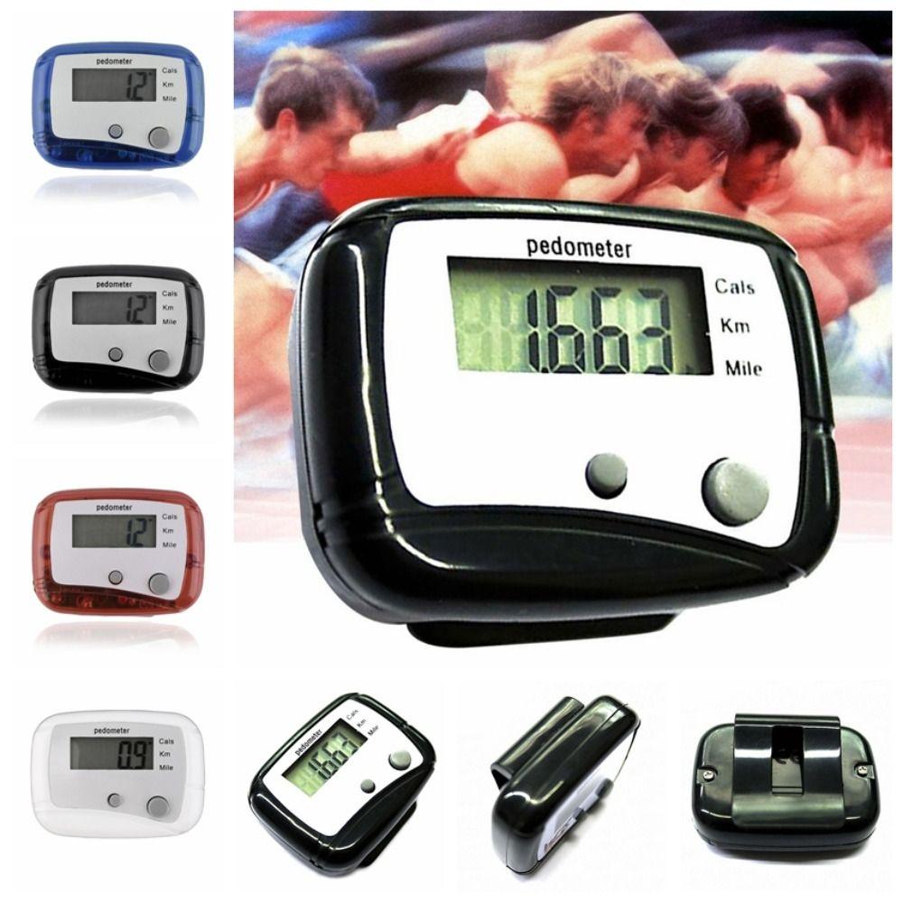 60cm Step Distance Mini Digital LCD Pedometer Mini Walking Distance Counter  Outdoor Sports