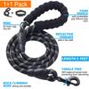 Durable Shock-Absorbing Dog Leash & Collar Set for Medium and Large Dogs - Anti-Pull, Safe & Comfortable