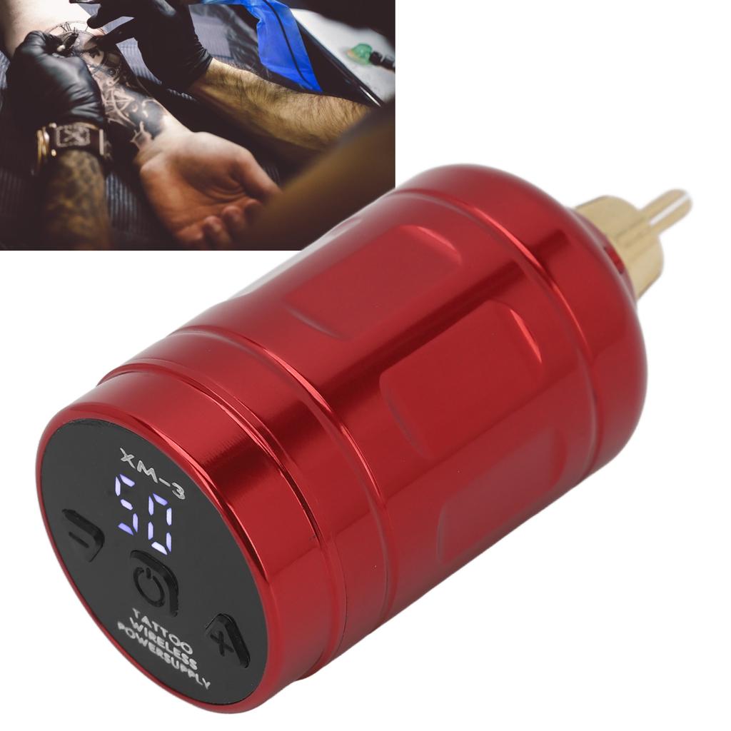 Wireless Tattoo Power Supply Interface 2000mAh Capacity USB Re able Tattoo Machine Battery