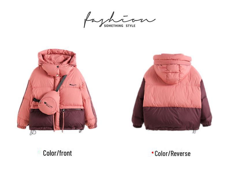 Mädchen Winter 2023 Daunen-Baumwolljacke - Verdickte Brotjacke