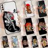 Modische Tier Tiger Kunst Funda Hülle Für Samsung Galaxy S25 Ultra S9 S10 S20 S21 FE S22 S23 Plus S24 Ultra Handyhülle