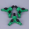 Plastic Hose Splitter Valve, Y-Shape 2-Way Garden Pipe Connector Adapter