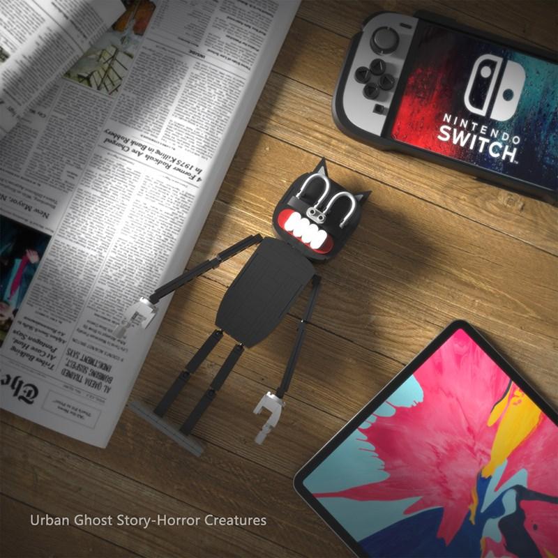 Buildmoc Creative Siren Head Horror Legend Figures Urban Ghost Story Model Building Blocks Set Kits Toys for Children Kids Gifts