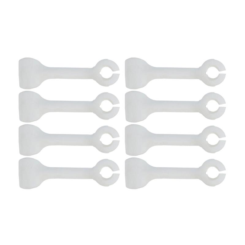 Molded Plastic Wine Glass Placement Aids with Split Ends for Kitchen Cabinets, Dining Storage and Beverage Stations
