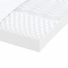 Vidaxl Materac Piankowy, Biały 160X210 Cm, 7-Strefowy, Twardość 20 Ild