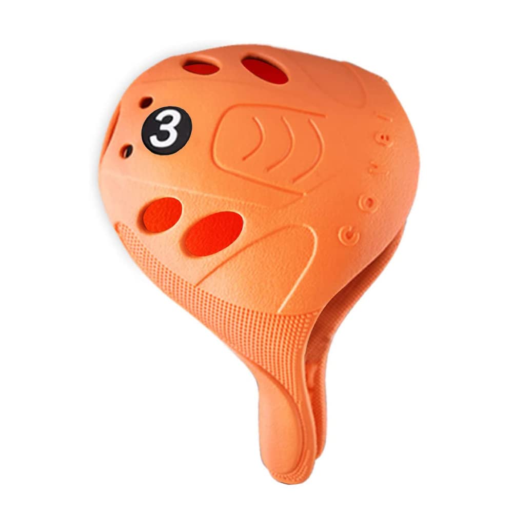 

Official PYKES PEAK Golf Club Headcover for Fairway Wood New Protects Stain Easy to Single Item #3, Design, Club, Resistant, Remove, Waterproof, оранжевый