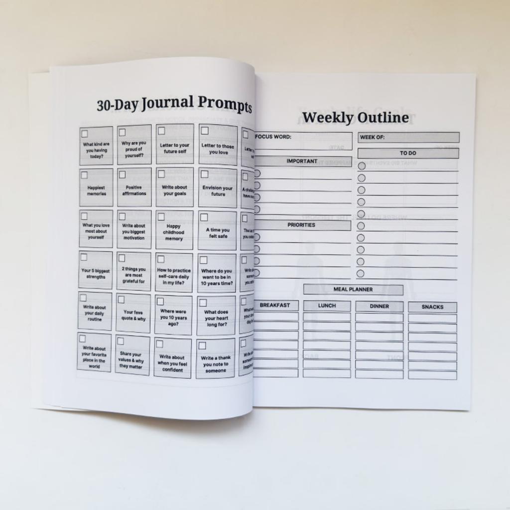 Planlayıcı Defter, Kişisel Hedef Yönetimi ve Yaşam Planlama Günlüğü, Günlük Görev ve Hedef Takip Aracı