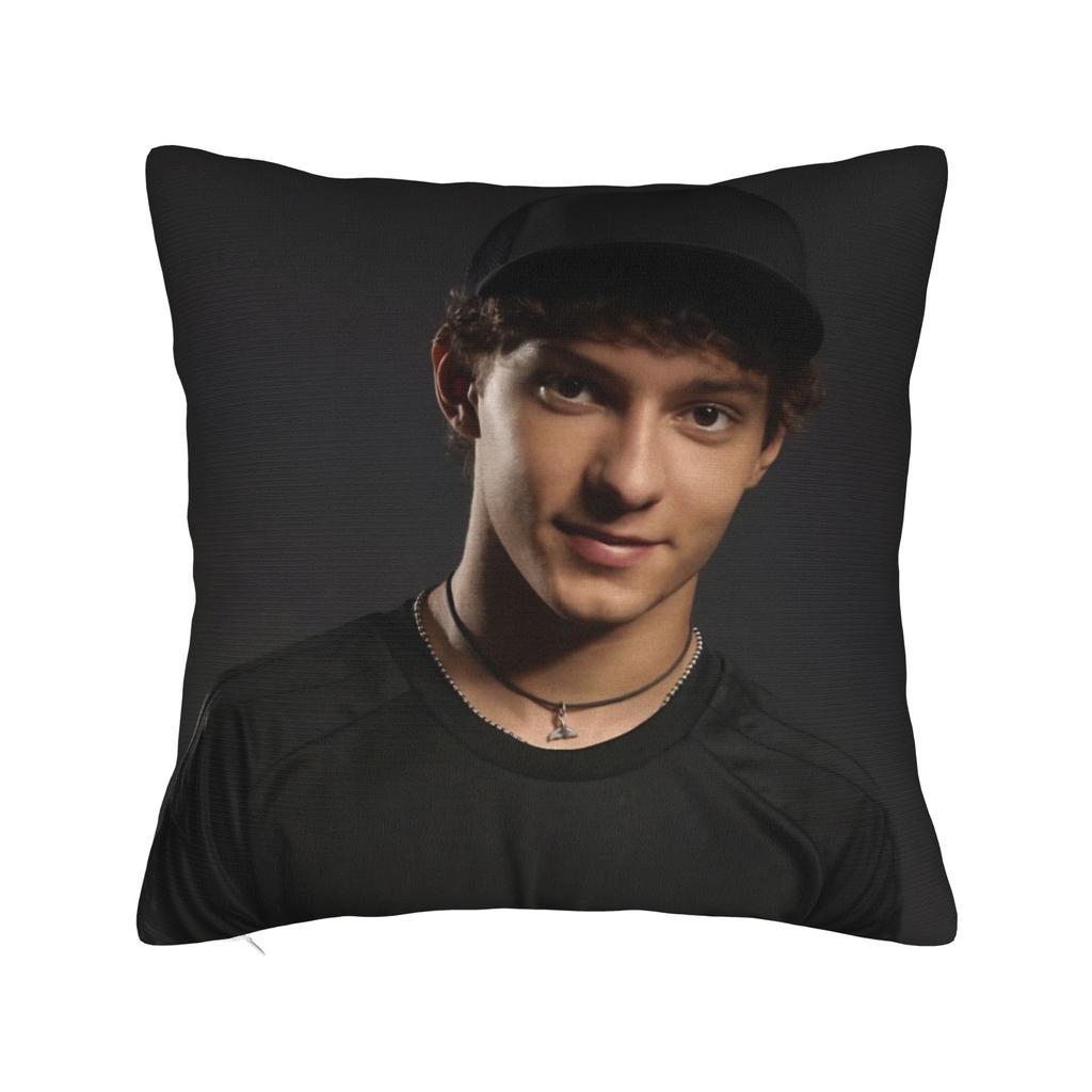 Andrea Kimi Antonelli Driver Square Pillow Cases Cushion Cover Creative Zipper Decorative Pillowcase for Car xcm
