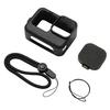 PULUZ pro GoPro HERO12 Black /11 Black /10 Black /9 Black Silikonový ochranný kryt pouzdra s popruhem na zápěstí a krytem objektivu