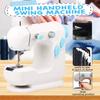 Mini AC100-240V LED Electric Sewing Machine Dual Speed Switch Automatic Thread Wind Sewing Tools