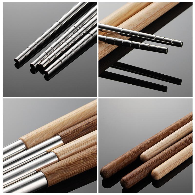 Extended Wooden Handle Fried and Heat-resistant Hotel Hot Pot Chopsticks