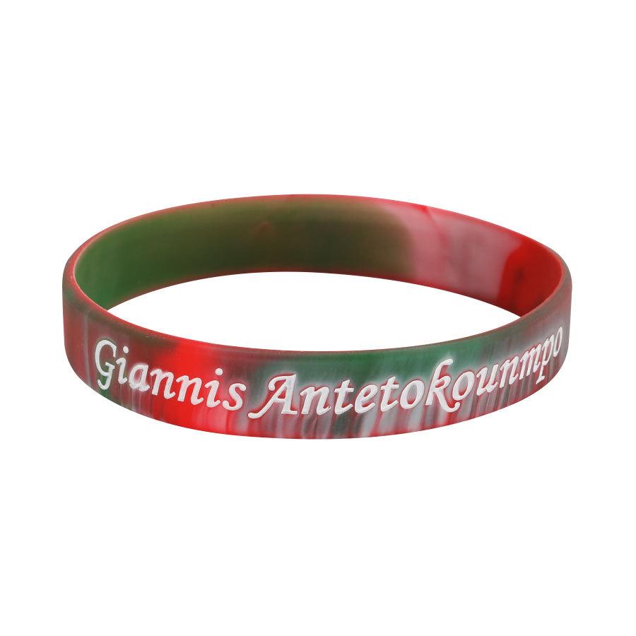 Douyin Popular NBA Star Signature Luminous Silicone Sports Bracelet/Wristband
