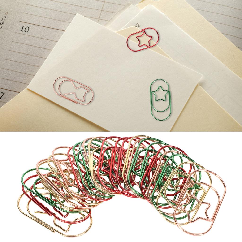 100pcs Large Paper Clips 2in Colorful Slip Resistance Rust Prevention Metallic Cute Paper Clips for 
