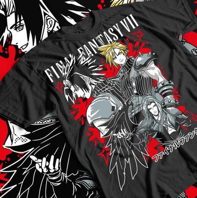 Final Fantasy Vii Rebirth Tshirt Black Gift For Friends