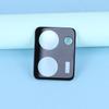 For Realme P3 Ultra 5G Tempered Glass Lens Protector Black Silk Printing Camera Lens Film