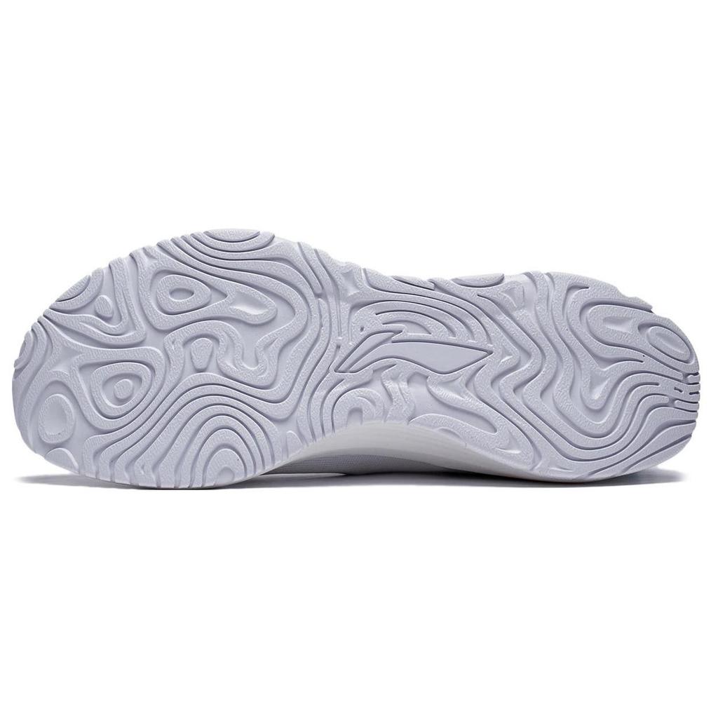 Li Ning YueYing Element Slip Resistant, Abrasion Resistant, Breathable Low top Running Shoes Men's White Blue Purple ARHT005-9