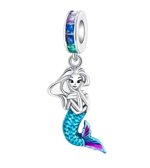 New Copper Ocean Charms Sea Star Whale Crab Seahorse Shell Fish Bead Pendant Fit Original Bracelet Necklace Jewelry