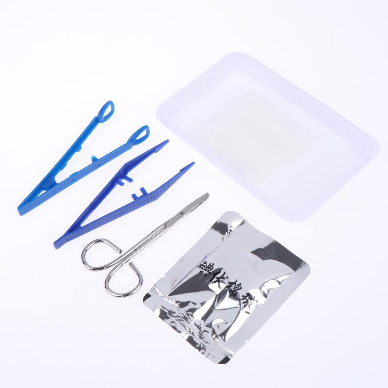 1 Set Debridement Suturing Disinfection Wound Care Tool Kit New Sterile Disposable Dressing Replacement Tool Kits