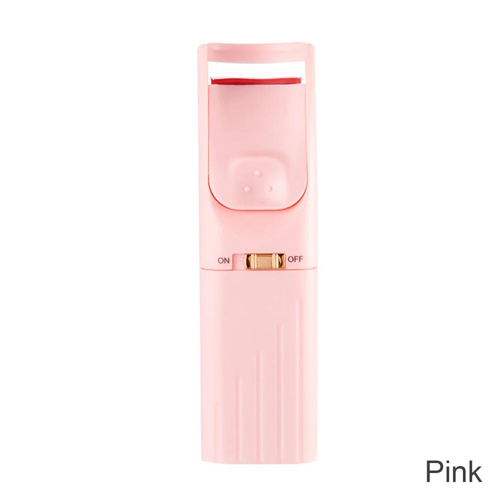 Tragbarer, elektrisch beheizter Wimpernzange mit 3 Temperaturmodi, langlebiges Wimpern-Make-up-Tool, Wimpernzange, Make-up-Tools