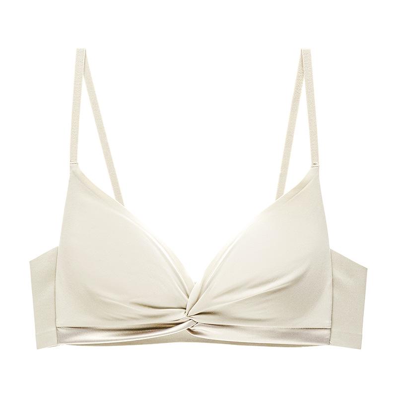 

Бюстгальтер с треугольными чашками на шелковой подкладке Mulberry для большой груди — антипровисающий, легкий, летняя одежда