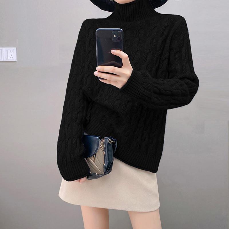 Qinghe 100% Pure Cashmere Women's Sweater - Ultra Soft Luxury Winter Pullover