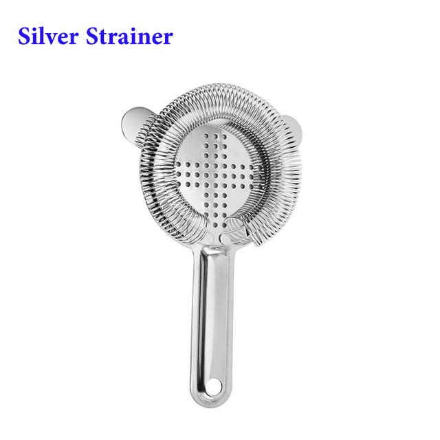 Cocktail Strainer Stainless Steel Tea Strainers Conical Food Strainers Fine Mesh Strainer Practical Bar Strainer Tool