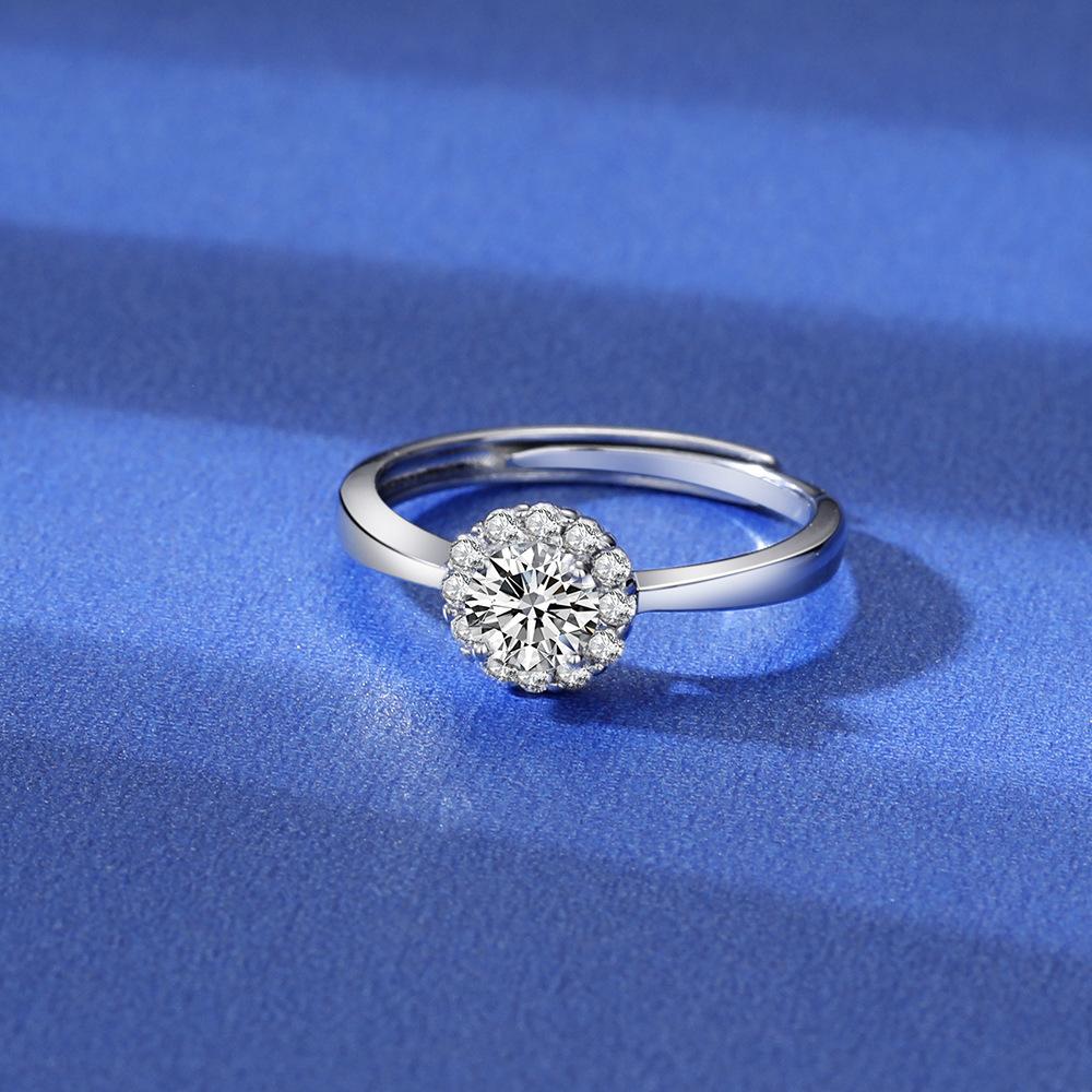 New 925 Silver Ring AAA Zircon High Quality For Women Rings Wedding Fine Jewelry Accessories Party Gift