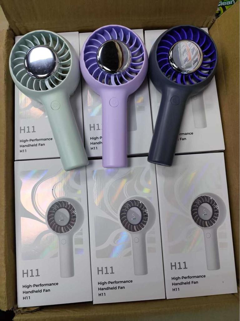 Five-Speed Portable High-Power Handheld & Desktop Fan with Display Screen