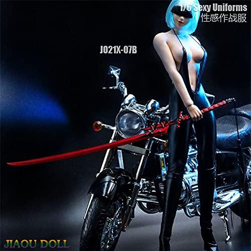Figure Sexy Killer Girl Biker Beauty Girl Strategy Suit weapons and bike not [TOYBARJAPAN] 1/6 Accessories/ JO21X-07B Leather-like (body, head, shoes,