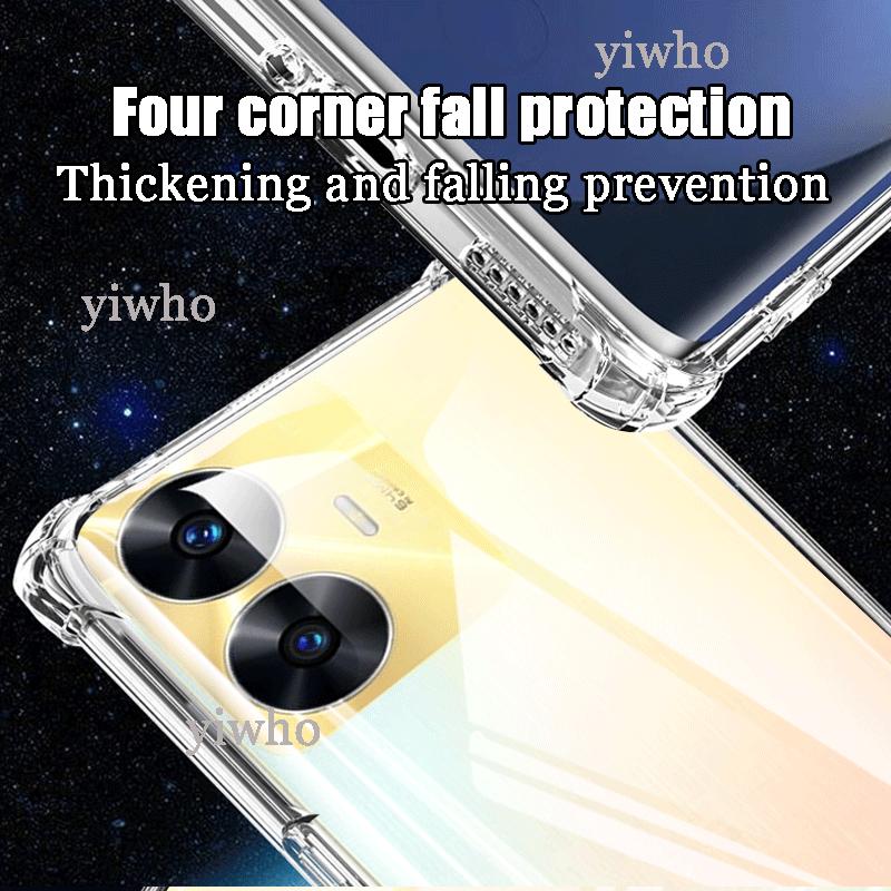 Husă C55 Luxury Transparentă Moale din Silicon Pentru realme c55 Rezistentă la Șocuri Transparentă pentru OPPO realme c 55 6.72" Huse de Telefon Capace Spate