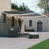 VidaXL Automatic Awning with Wind Sensor and LED Balcony Awning Garden Patio Terrace Outdoor Window Shading 3069611