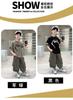 Boys' Summer Set 2026 New Children's Summer Dress, Medium and Large Children's Handsome and Fashionable Short sleeved Pants, Boys' Clothes Trendy