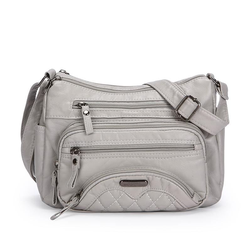 

Женская сумка для мамы из мягкой кожи, большая вместимость, на плечо