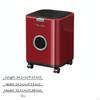 Rolling Trash Stepon Open Lidded Garbage Can Movable Kitchen for Living Room, Bathroom