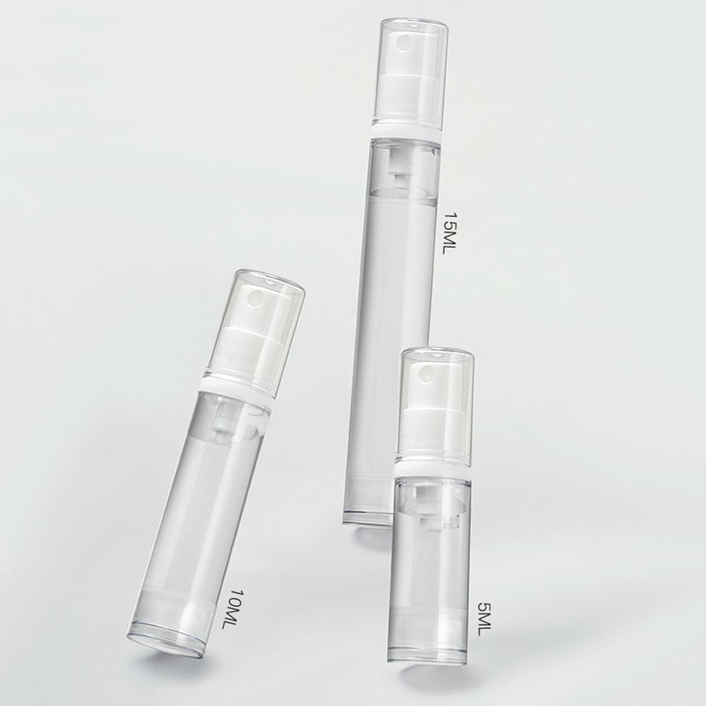3/4Pcs 5ml/10ml/15ml Travel Refillable Bottle Set Refillable Cosmetic Container  Gel