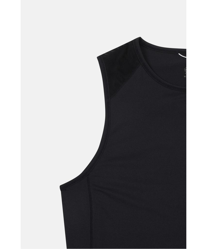 Koolongseupocheu [Trail] Women'S Graphic Round Neck Sleeveless Tvtcx26746Blk