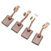 Carbon Brushes 0.51 X 0.39 X 0.11 Inches 4pcs Reliable Stable Characteristics