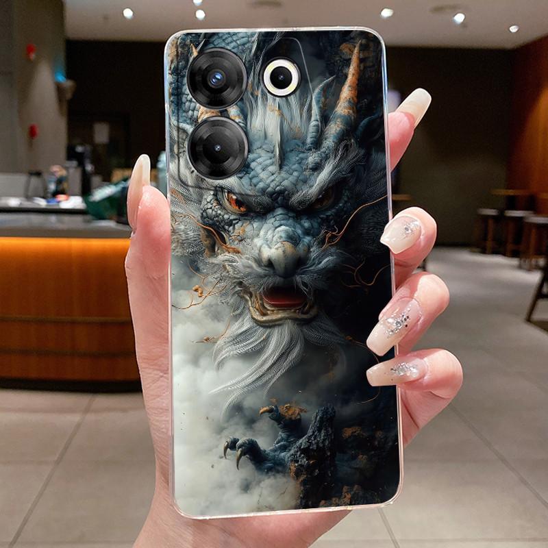 Hülle Für Tecno Camon 20 Pro 5G Hülle CK8n Ästhetisch Süß Cool Jungen Mädchen Transparente Rückseite Tecno Camon 20s Pro 5G Handyhülle