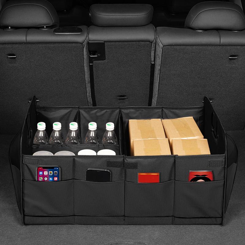 Car Trunk Organizer Storage Bag Foldable Tidying Case Tire Valve Cap For Lexus ES LM GS IS NX RX LX RZ IS250 IS430 RX300 ES300H AEF1