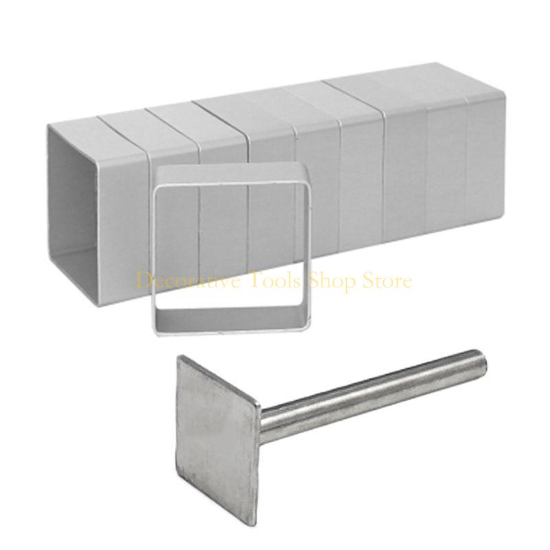 QX2E Biscuit Cutter Pressing Molds Set Sandwich and Bread Party Guest Dessert Bake