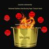 Stainless Steel Paper Burning Basin - Fire Pit and Incinerator Bucket