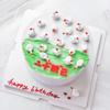 Miniature Geese Cake Decoration 3cm Rubber Duck Cake Ornament For Kids Birthday Baby Showers Anniversary Celebration