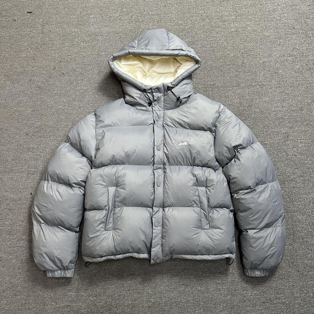 Men's Corteiz Alcatraz Trendy Thick Hooded Jacket - Warm & Loose Fit