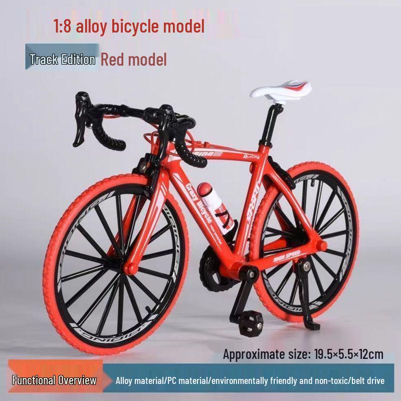 Alloy Mountain Bike Model - Downhill Simulation Metal Ornament & Children's Toy