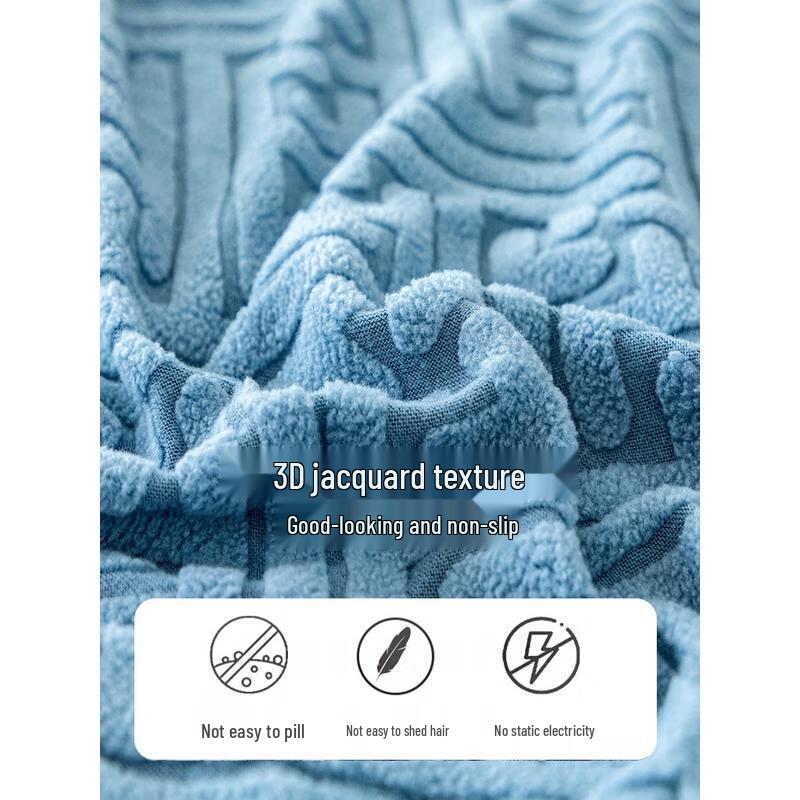 HANDUNYOU Vitality Orange Full-Wrap Sofa Cover