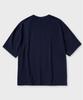 NONBLANK Pleated Half T-Shirt_Navy