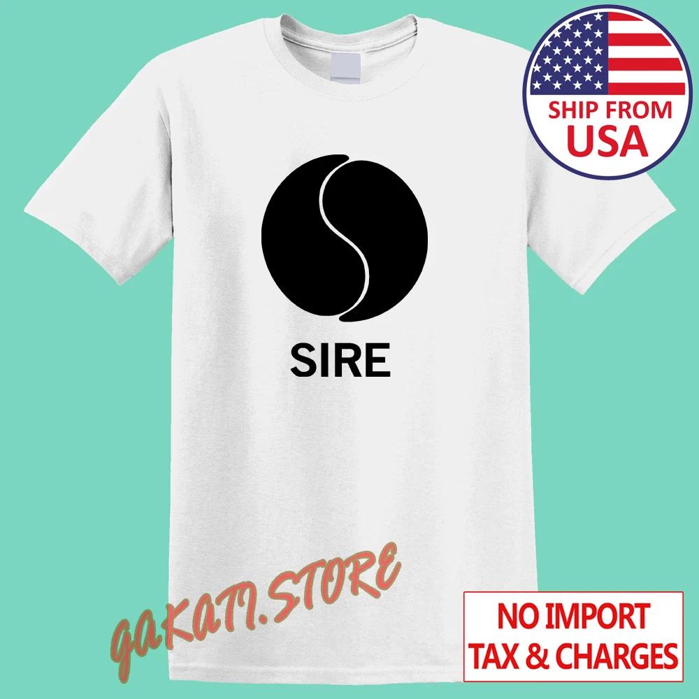 Sire Records Men s White Size S-5XL L